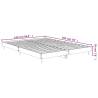 High Gloss White Bed Frame 140x190 cm | Hipomarket UK