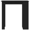 Bar Table with Storage Rack - Black, 102x50 cm | Hipo Market