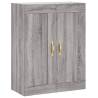 Highboard Grey Sonoma - Stylish Storage Solution 69.5x34x180 cm