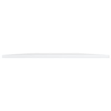 High Gloss White Bookshelf Boards - 4 pcs | 100x50 cm