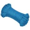 Blue 3mm Polypropylene Work Rope - 25m Durable & Waterproof