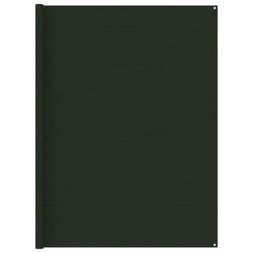 Dark Green Tent Carpet 250x350 cm - Comfort for Camping