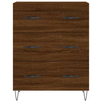 Classic Brown Oak Sideboard - 69.5x34x90 cm | HiPo Market