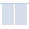 String Curtains 2 pcs 140x250 cm Blue - Stylish & Versatile