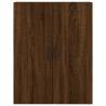 Elegant Highboard Brown Oak - 69.5x34x180 cm Engineered Wood