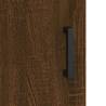 Elegant Highboard Brown Oak - 69.5x34x180 cm Engineered Wood