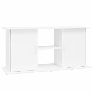 High Gloss White Aquarium Stand - 121x41x58 cm