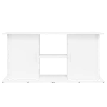 High Gloss White Aquarium Stand - 121x41x58 cm