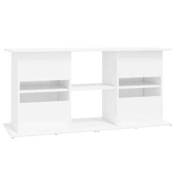 High Gloss White Aquarium Stand - 121x41x58 cm