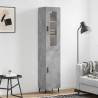 Highboard Concrete Grey 34.5x34x180 cm Engineered Wood Colour concrete grey Quantity in Package 1 Model 1 door 