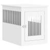 Stylish White Dog Crate Furniture - 55x75x65 cm | Hipo Market