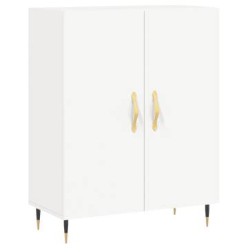 Stylish Highboard White 69.5x34x180 cm - Hipomarket