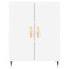 Stylish Highboard White 69.5x34x180 cm - Hipomarket