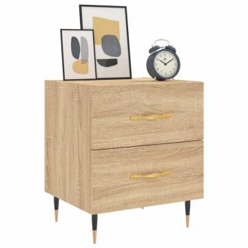 Sonoma Oak Bedside Cabinets - Set of 2 | HipoMarket UK