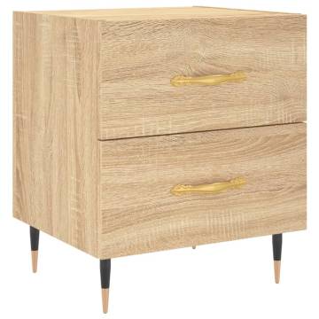 Sonoma Oak Bedside Cabinets - Set of 2 | HipoMarket UK