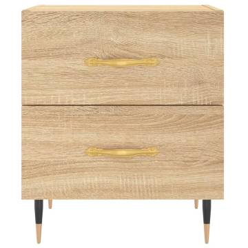 Sonoma Oak Bedside Cabinets - Set of 2 | HipoMarket UK