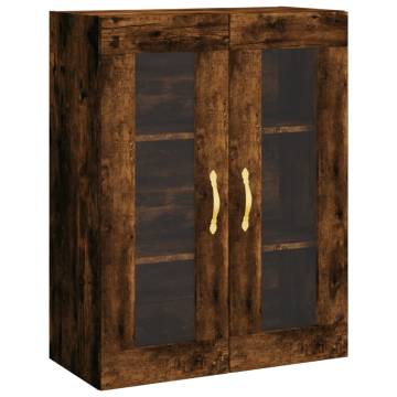 Wall Mounted Cabinet Smoked Oak - Elegant Storage Solution