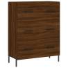 Stylish Highboard Brown Oak | Engineered Wood Furniture