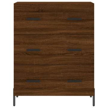 Stylish Highboard Brown Oak | Engineered Wood Furniture