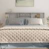 Stylish Concrete Grey Headboard Cabinet - 200x19x103.5 cm