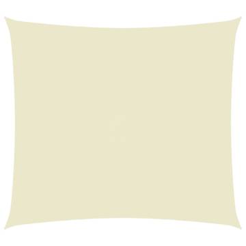 Rectangular Sunshade Sail 2x3m - Cream Oxford Fabric