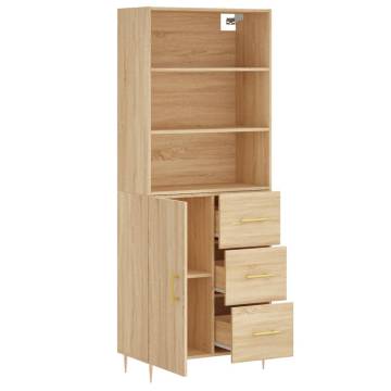 Highboard Sonoma Oak - Stylish Storage Solution | Hipo Market