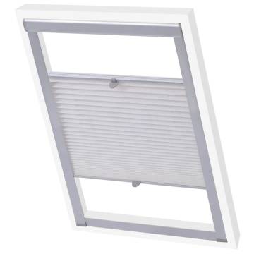 Pleated Blind White MK08 - Stylish & Functional Window Covering