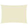 Sunshade Sail Oxford Fabric Rectangular 6x8 m Cream Colour cream Size 6 x 8 m Quantity in Package 1 