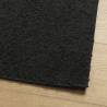 Modern Shaggy Rug PAMPLONA - Black 300x400 cm | Hipo Market