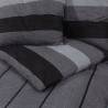 Dark Grey Duvet Cover Set 220x240 cm Cotton | Hipomarket