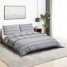 Duvet Cover Set Grey 200x200 cm Cotton Colour light grey Size 200 x 200 cm + 80 x 80 cm Quantity in Package 2 Number of Pieces 1 