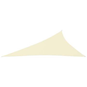 Sunshade Sail Oxford Fabric Triangular 3x4x5 m - Cream