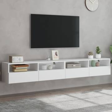 White TV Wall Cabinets - Stylish Storage Solution | HipoMarket