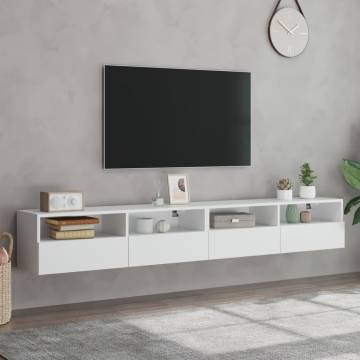 White TV Wall Cabinets - Stylish Storage Solution | HipoMarket