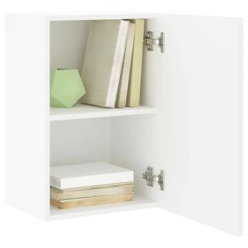 TV Wall Cabinet White 40.5x30x60 cm - Stylish Storage Solution