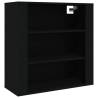 Stylish Highboard in Black Engineered Wood - Hipomarket