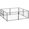 Dog Kennel Black 4 m² Steel Colour black Size 200 x 200 x 70 cm Quantity in Package 1 