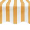 Awning Top Sunshade Canvas - Sunflower Yellow & White (6x3m)