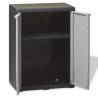 Garden Storage Cabinet - Black and Grey | Hipomarket UK