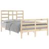 Solid Wood Bed Frame 120x200 cm | Modern & Sturdy Design