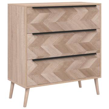 Finori Drawer Cabinet Lusk 03A Sonoma Oak - Stylish Storage Solution