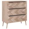 Finori Drawer Cabinet Lusk 03A Sonoma Oak - Stylish Storage Solution