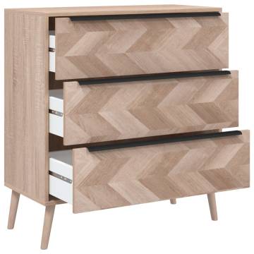 Finori Drawer Cabinet Lusk 03A Sonoma Oak - Stylish Storage Solution