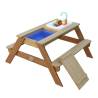 AXI Emily Sand & Water Picnic Table with Play Kitchen - Brown