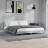 Concrete Grey Bed Frame 160x200 cm | Durable & Stylish