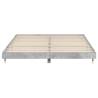 Concrete Grey Bed Frame 160x200 cm | Durable & Stylish