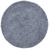 Shaggy Rug High Pile Modern Blue Ø 240 cm - Hipomarket