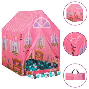 Children Play Tent with 250 Balls - Pink | HipoMarket UK