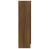 Brown Oak Vitrine Cabinet - Stylish Storage Solution | Hipo Market