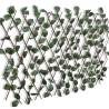 Willow Trellis Fence with Artificial Leaves - 180x90 cm - 5 pcs